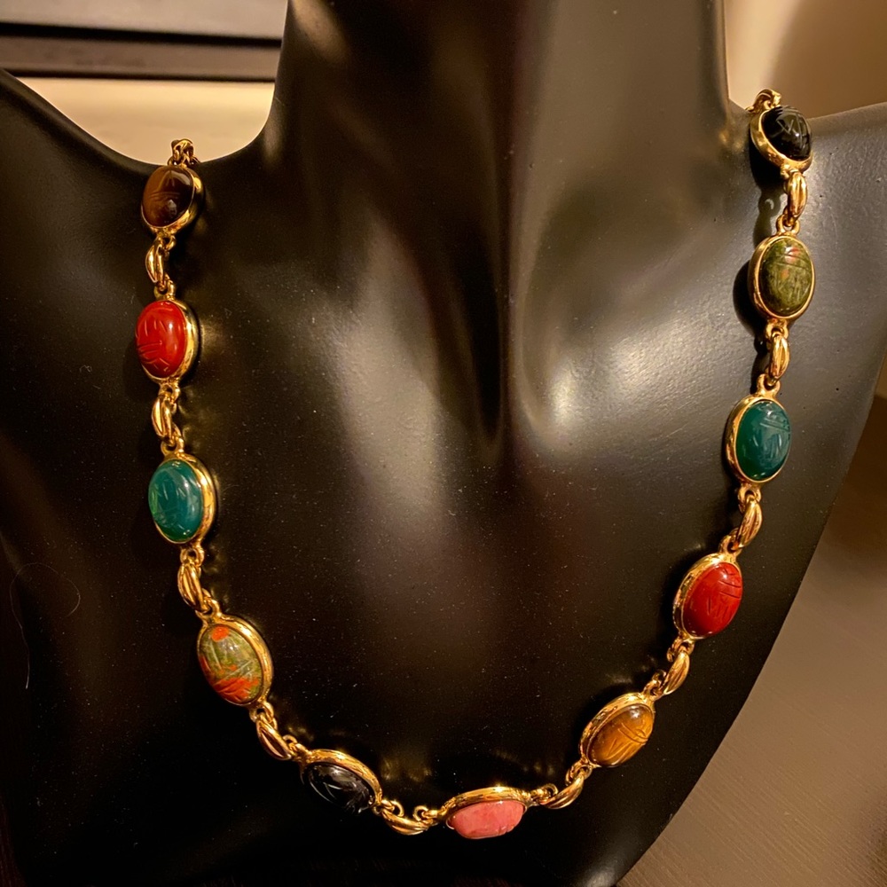 Scarab necklace